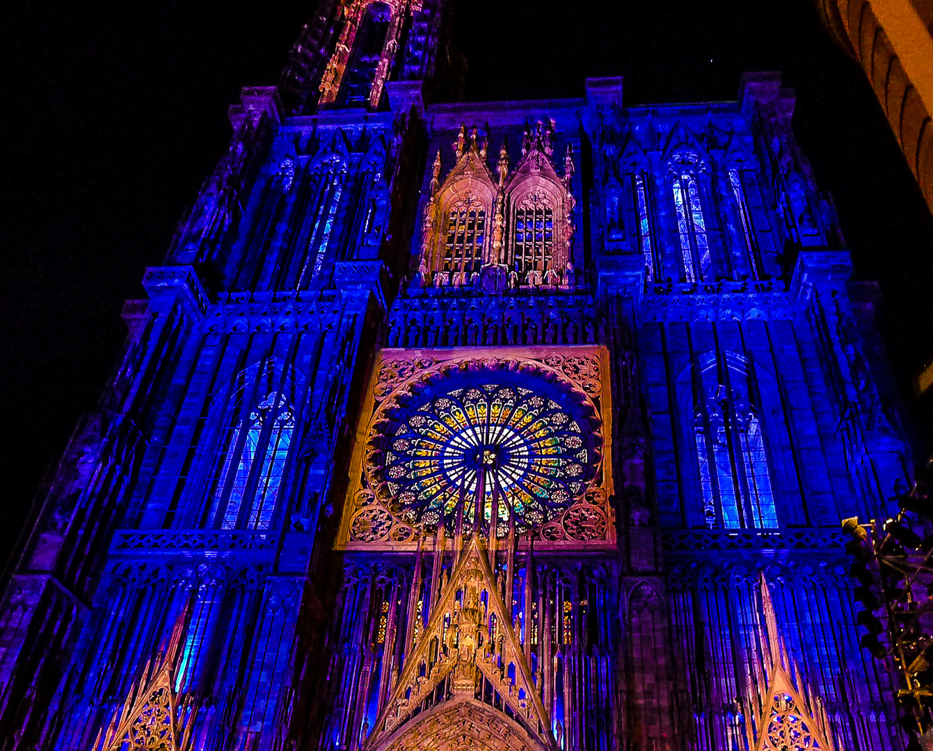 Illumination des Straßburger Münsters