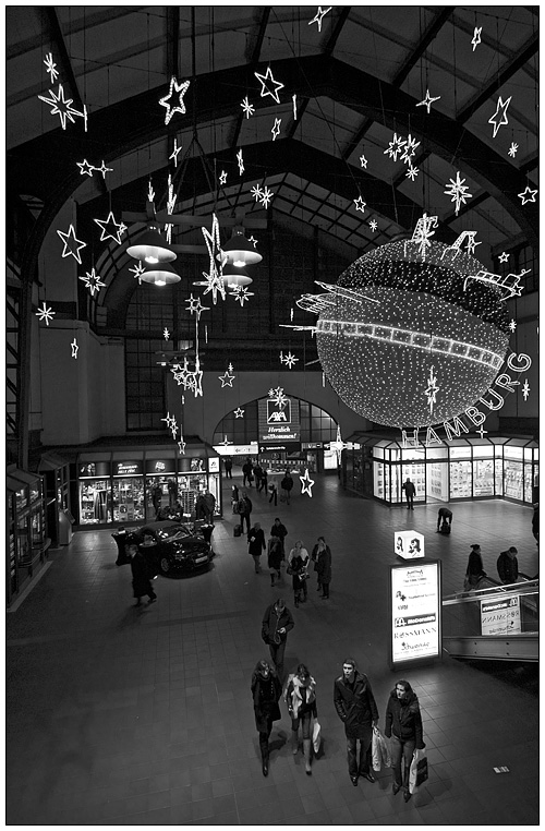 Illumination im Hauptbahnhof