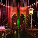 Illumination of the Brooklyn Bridge