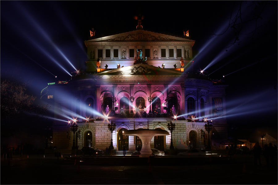 .Illumination Oper Frankfurt.