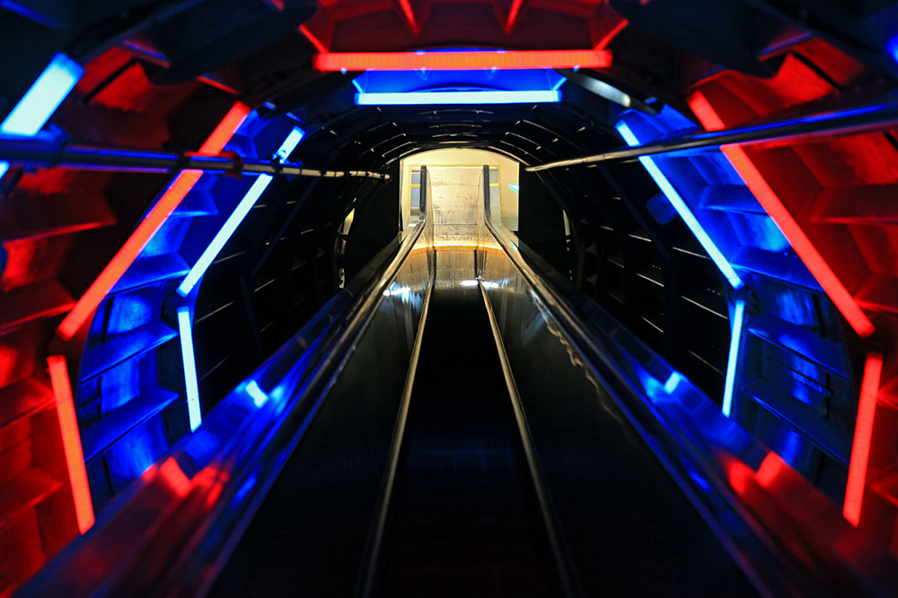 Illumination - Rolltreppe im Atomium