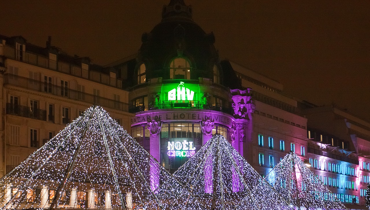 illuminations de Noël