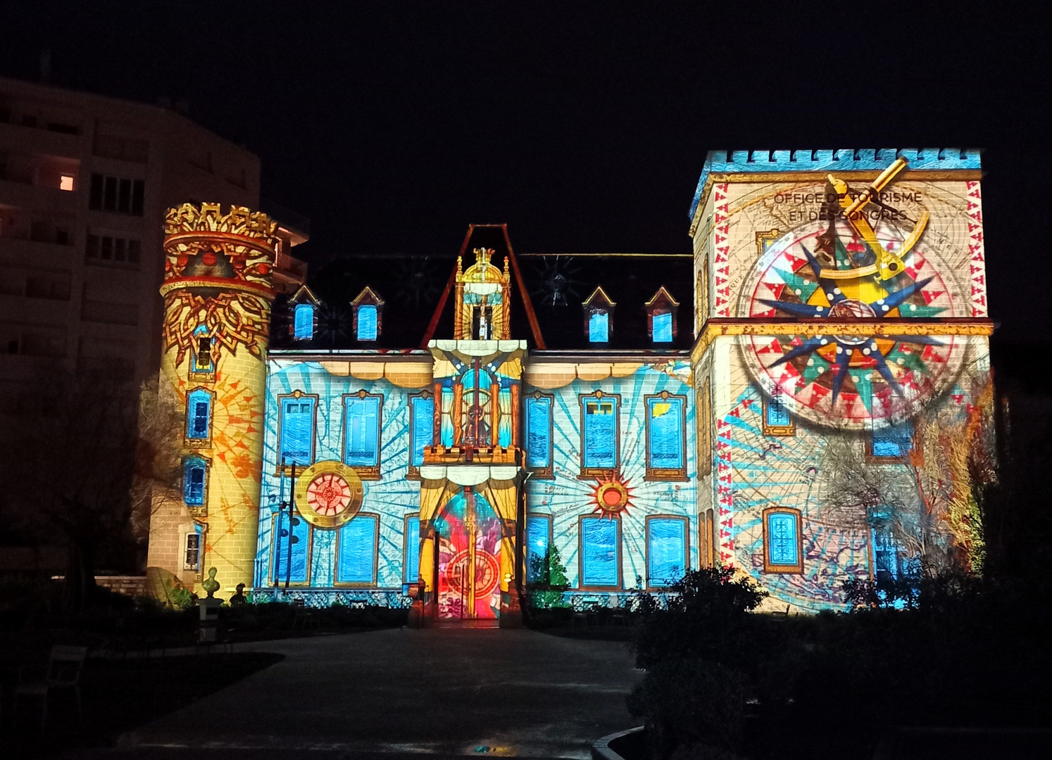 Illuminations de Noël à Biarritz