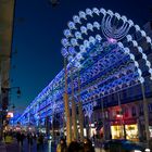 Illuminations de Noël, rue Faidherbe à Lille