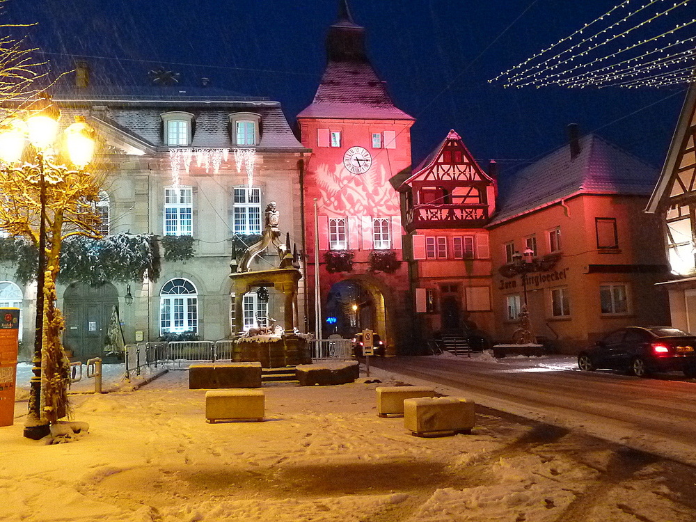 Illuminations Noël en Alsace .