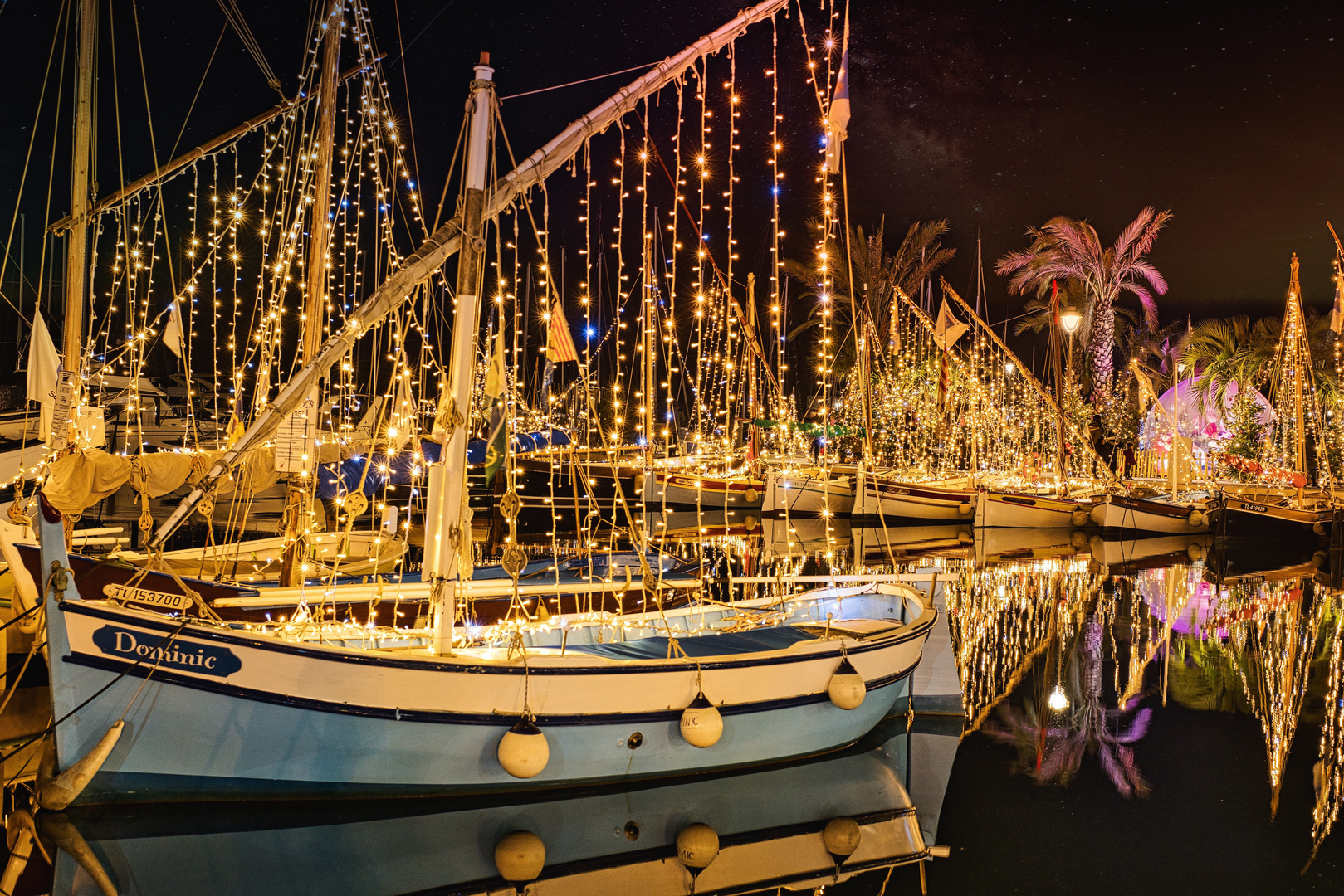 Illuminations Sanary sur mer, France