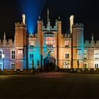 Illuminierte Licht Gestaltung am Palace Hampton Court