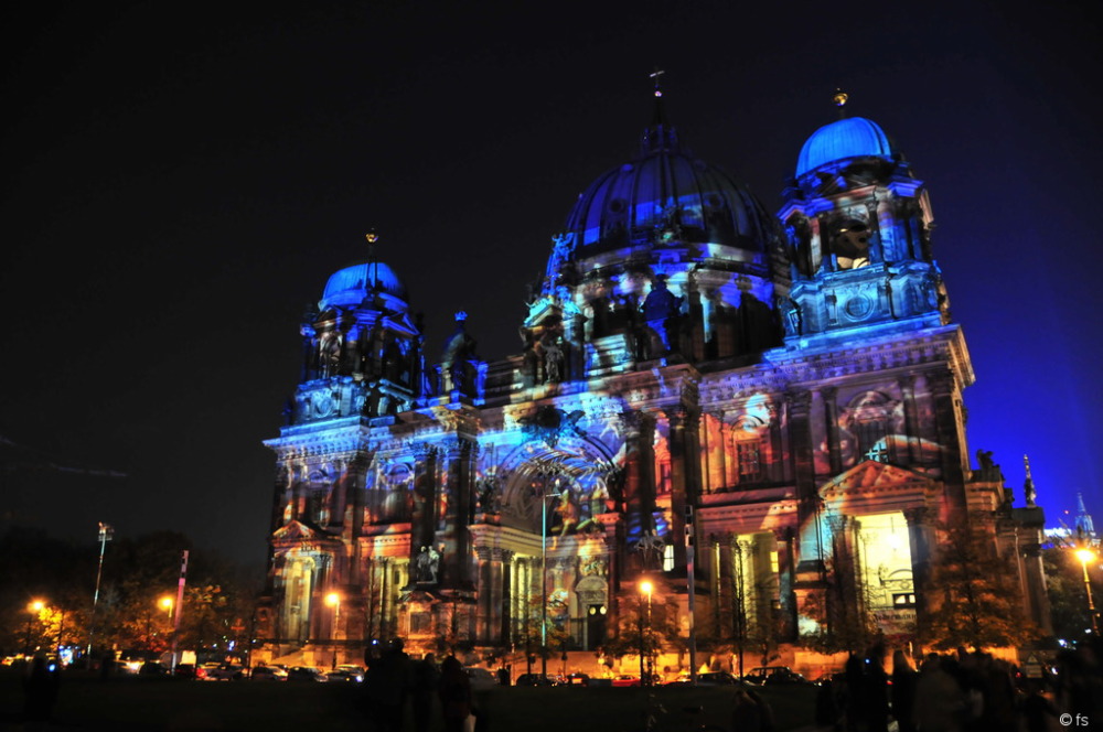 Illuminierter Berliner Dom