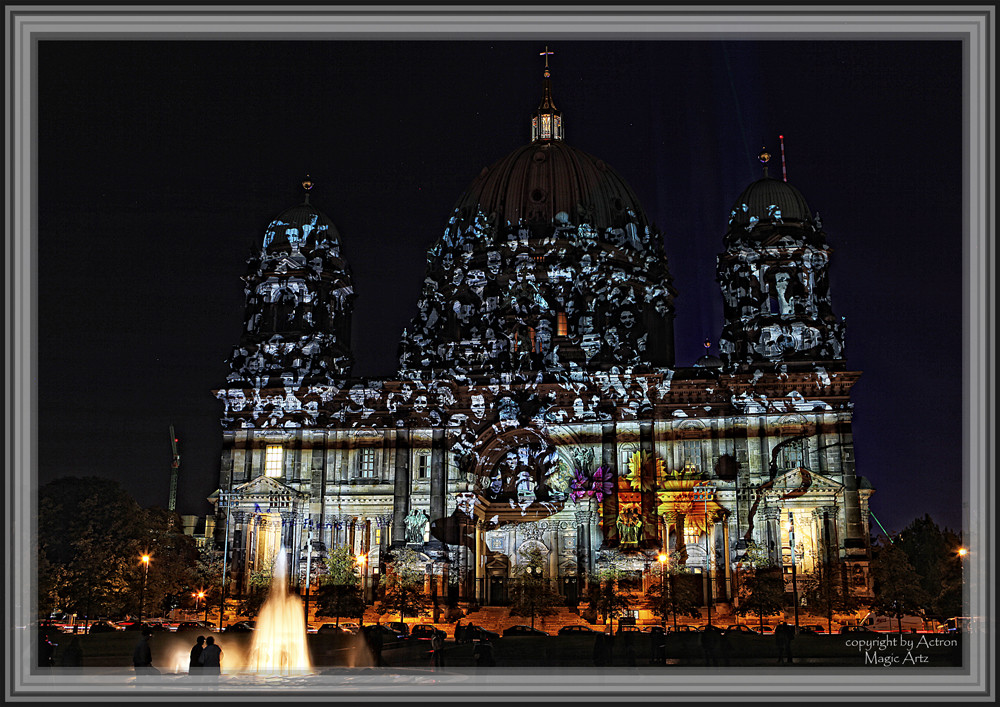 Illuminierter Berliner Dom