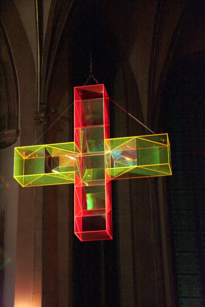 Illuminiertes Kreuz