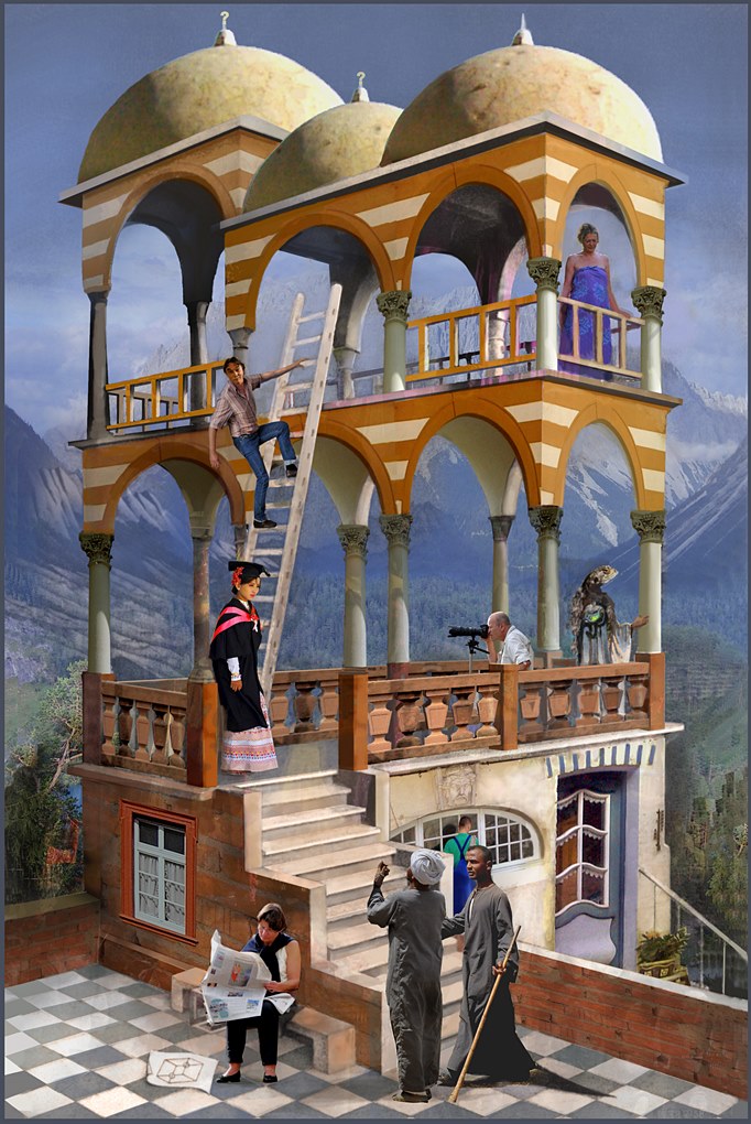Illusion 1 Foto & Bild | architektur, fotomontage, surreal Bilder auf ...