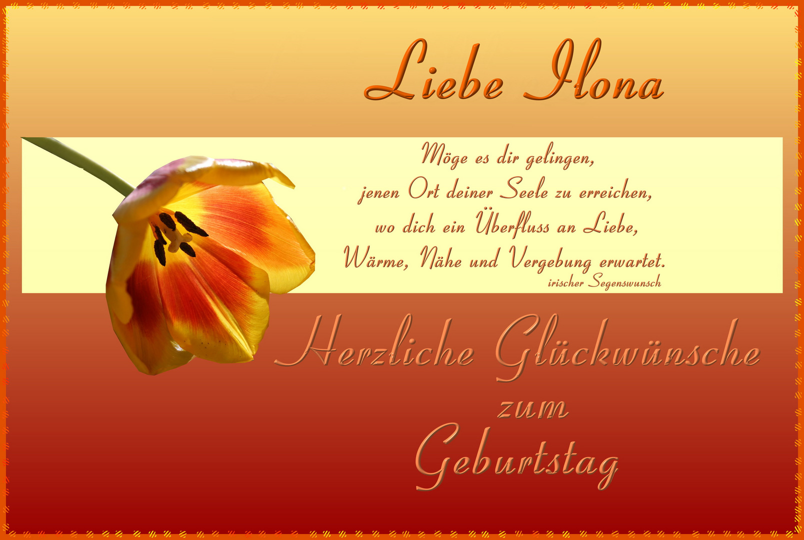 Ilona hat Geburtstag 