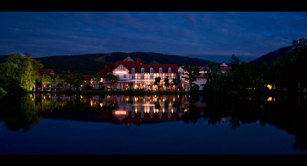 Ilsenburg bei Nacht