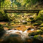 ilsetal wasserfälle mit brücke