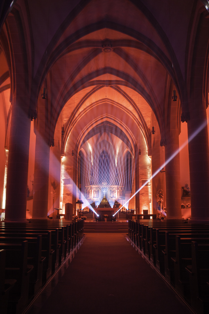 Iluminierte Kirche