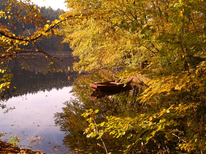 Ilz-Stausee bei Passau