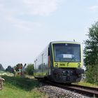 Ilztalbahn unterwegs in Waldkirchen (VT 650 702, 05.08.2018)