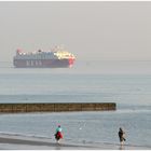 im Abenddunst vor Borkum