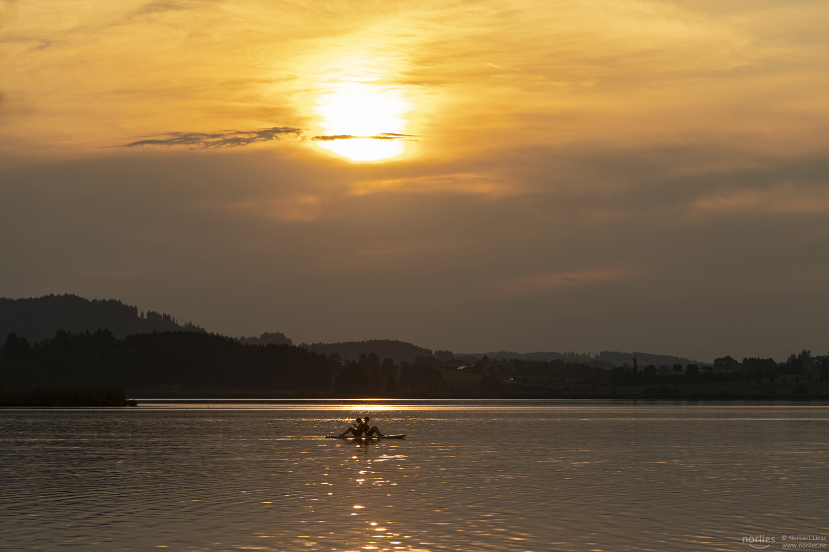 Im Abendlicht am Hopfensee