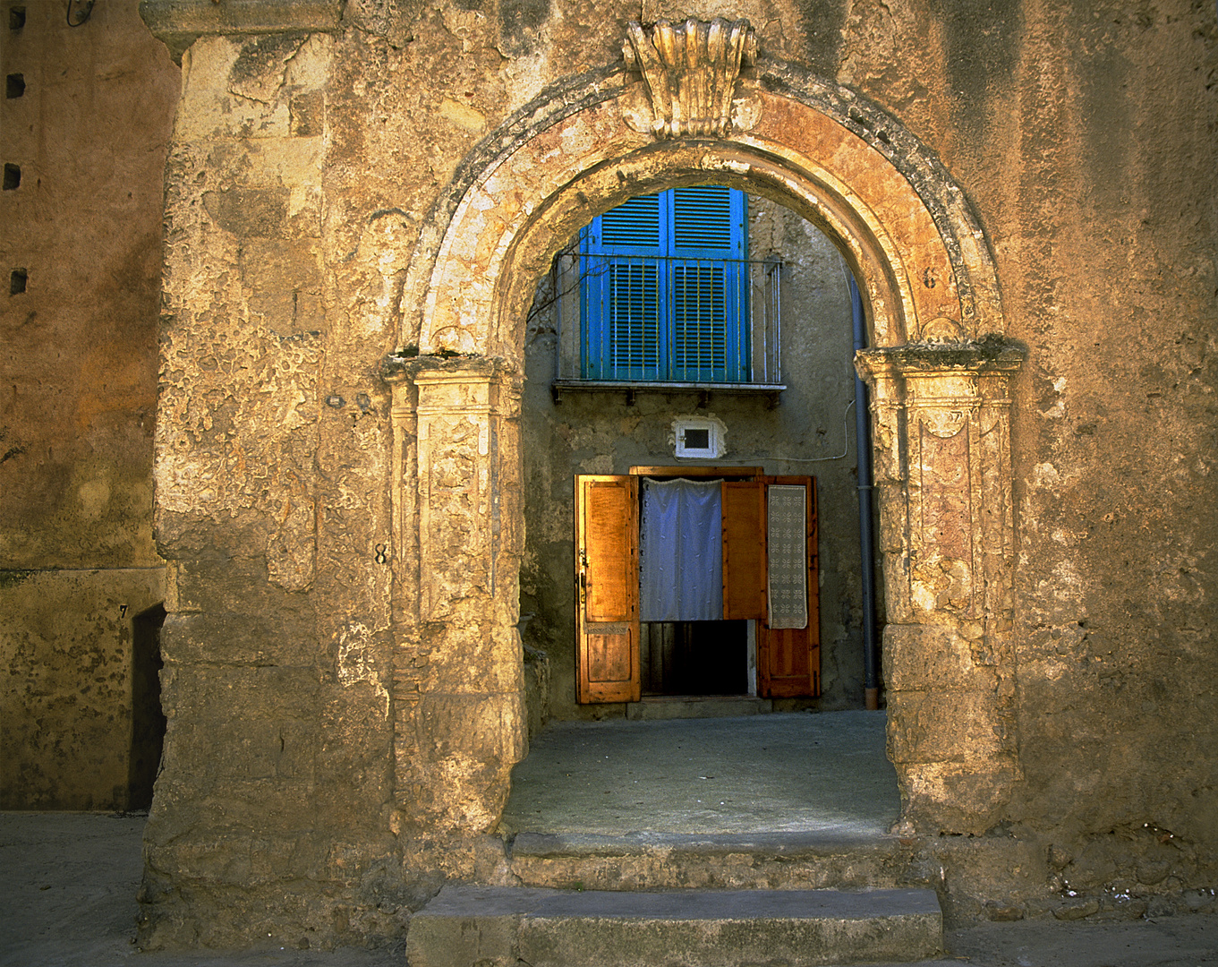 Im Abendlicht der untergehenden Sonne in Tropea