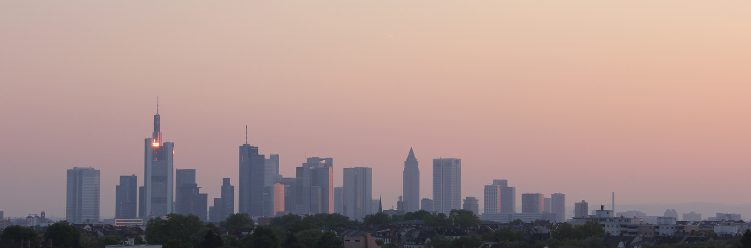 Im Abendlicht - Skyline Frankfurt am Main