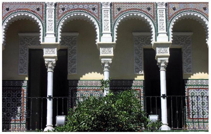 Im Alcázar in Sevilla...