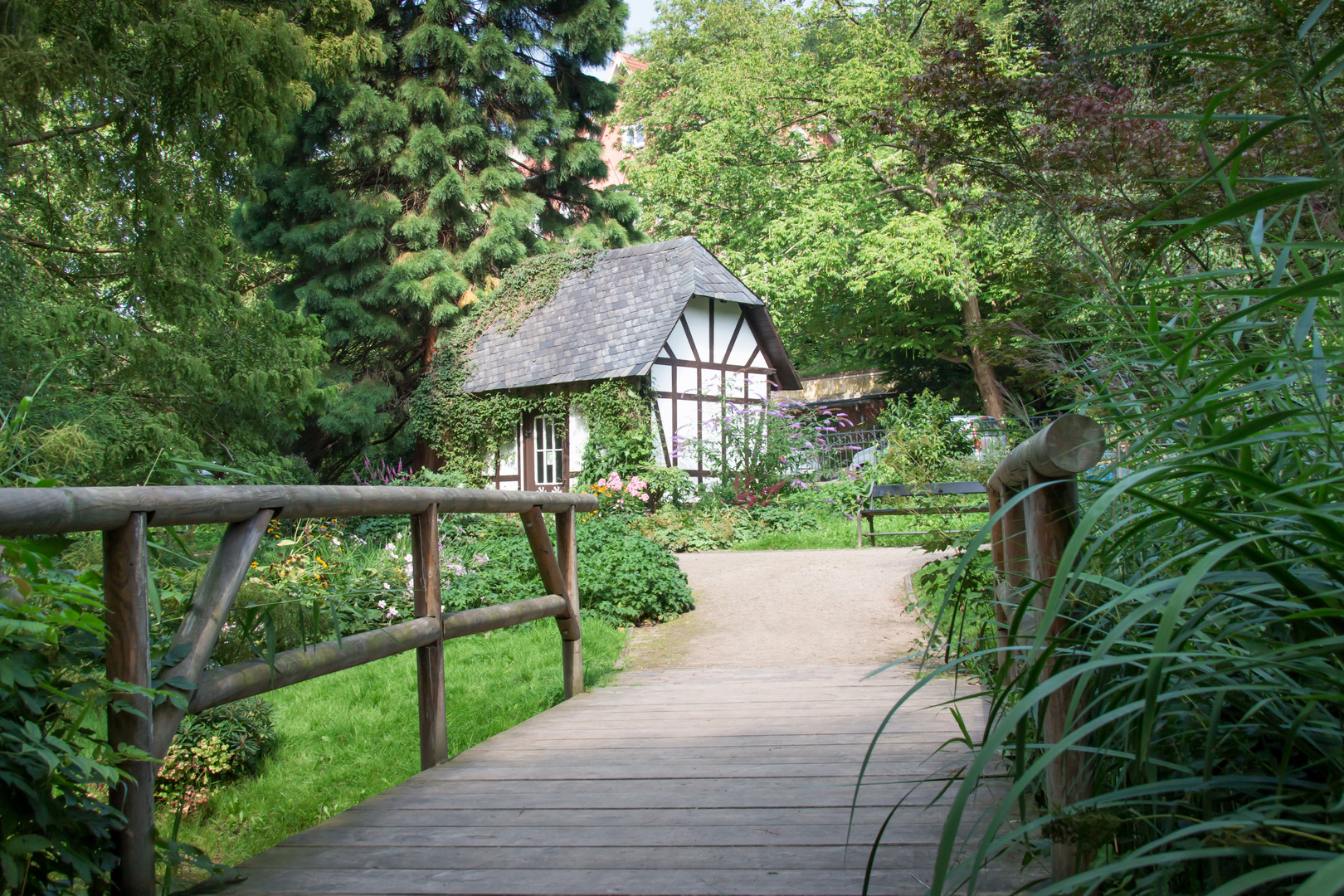 Im "Alten Botanischen Garten"