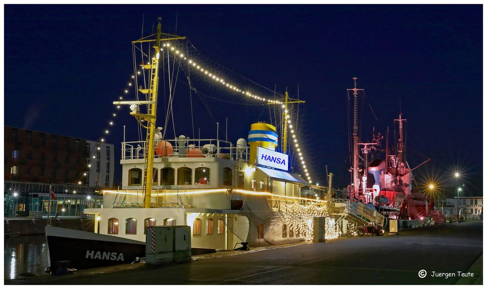 Im alten Fischereihafen von Bremerhaven .....