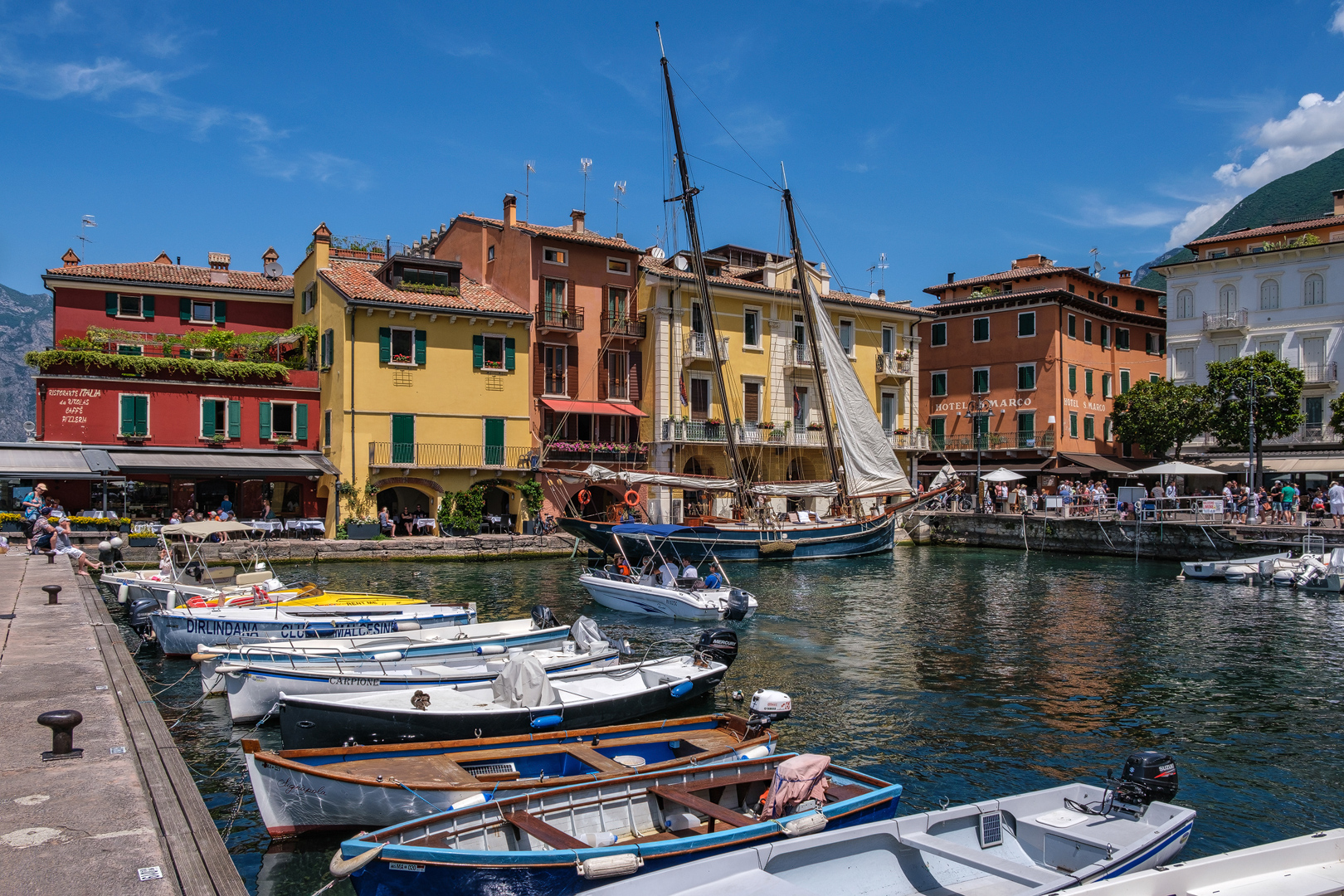 Im alten Hafen von Malcesine