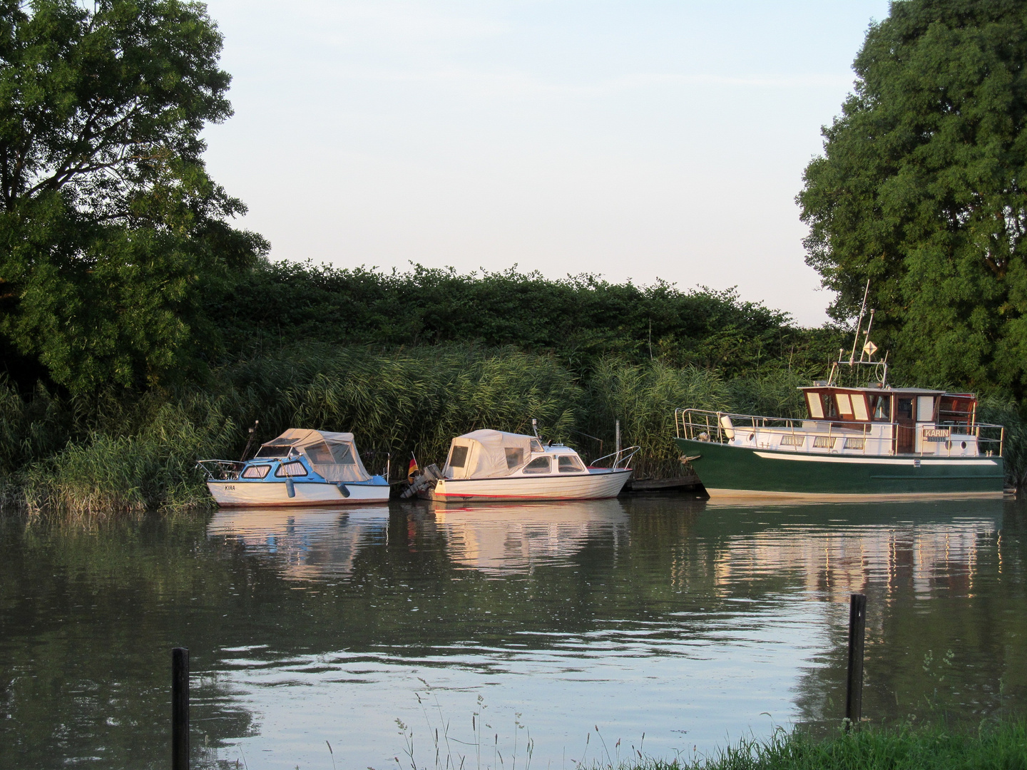 im alten Hafen Wischhafen ...