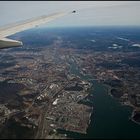 im Anflug auf Göteborg