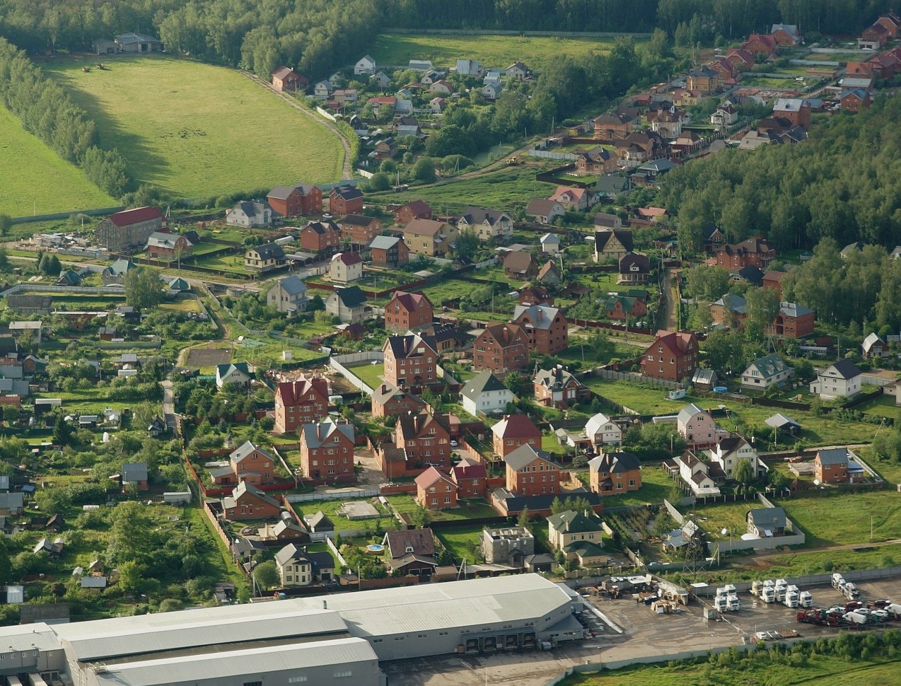 Im Anflug auf Moskau