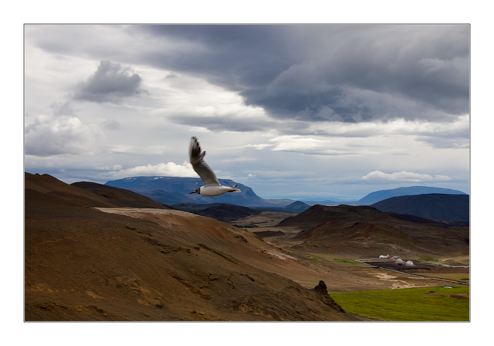 Im Anflug auf Myvatn