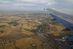 im Anflug auf Oslo Gardermoen