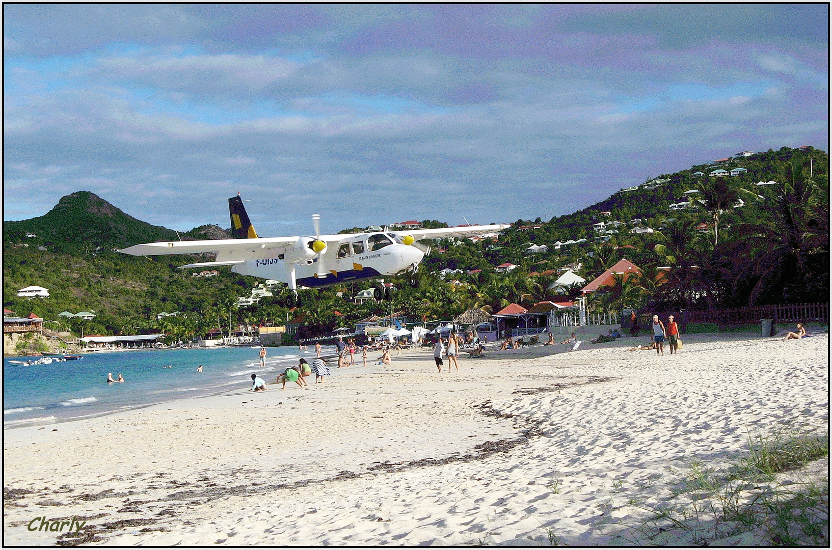 Im Anflug auf Saint Barth......