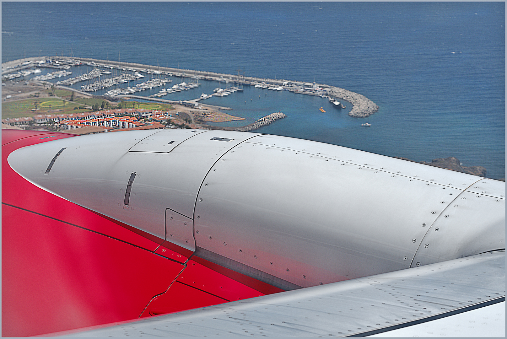 Im Anflug auf Teneriffa