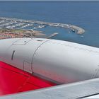 Im Anflug auf Teneriffa