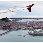 Im Anflug auf Venedig