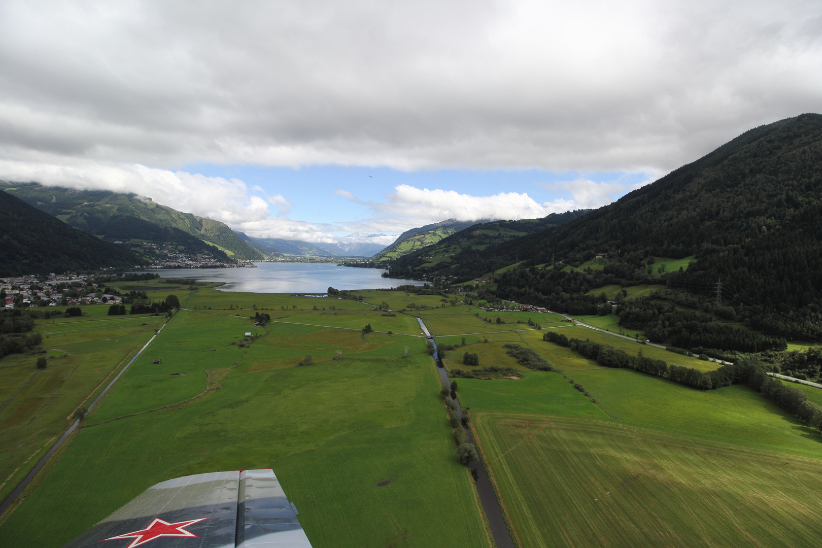 im Anflug - auf Zell am See -  7 8 17