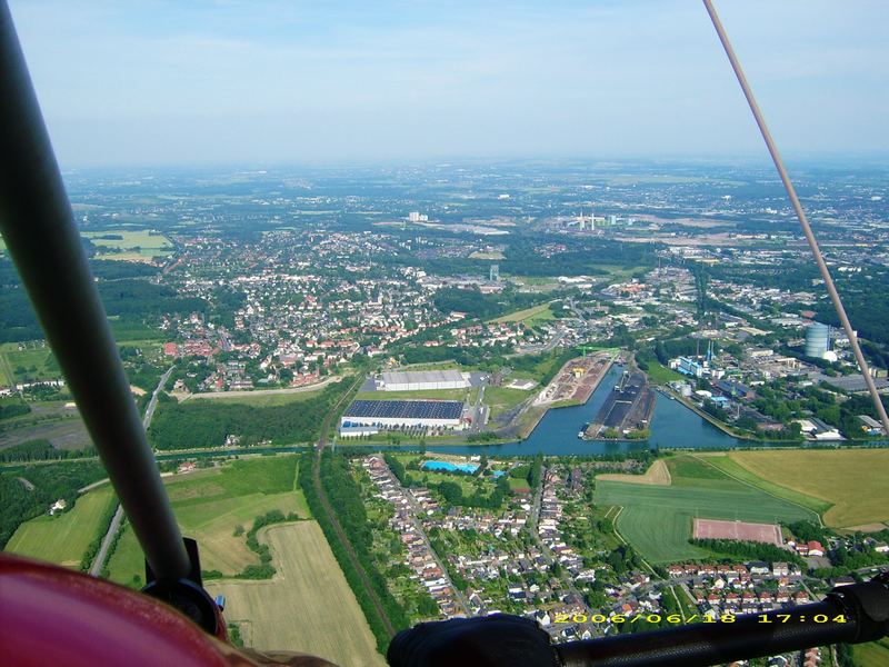 Im Anflug Dortmund-Eving