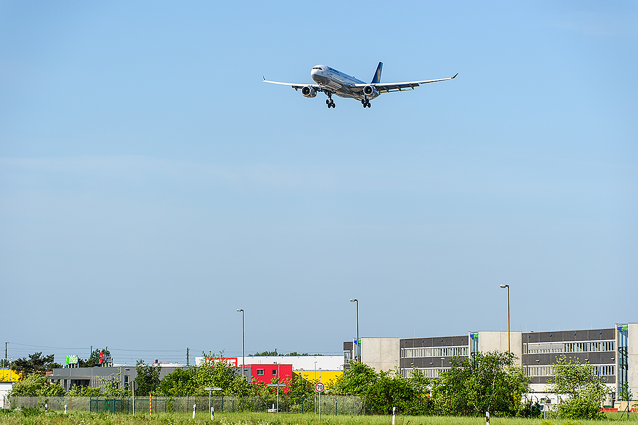 Im Anflug über Raunheim