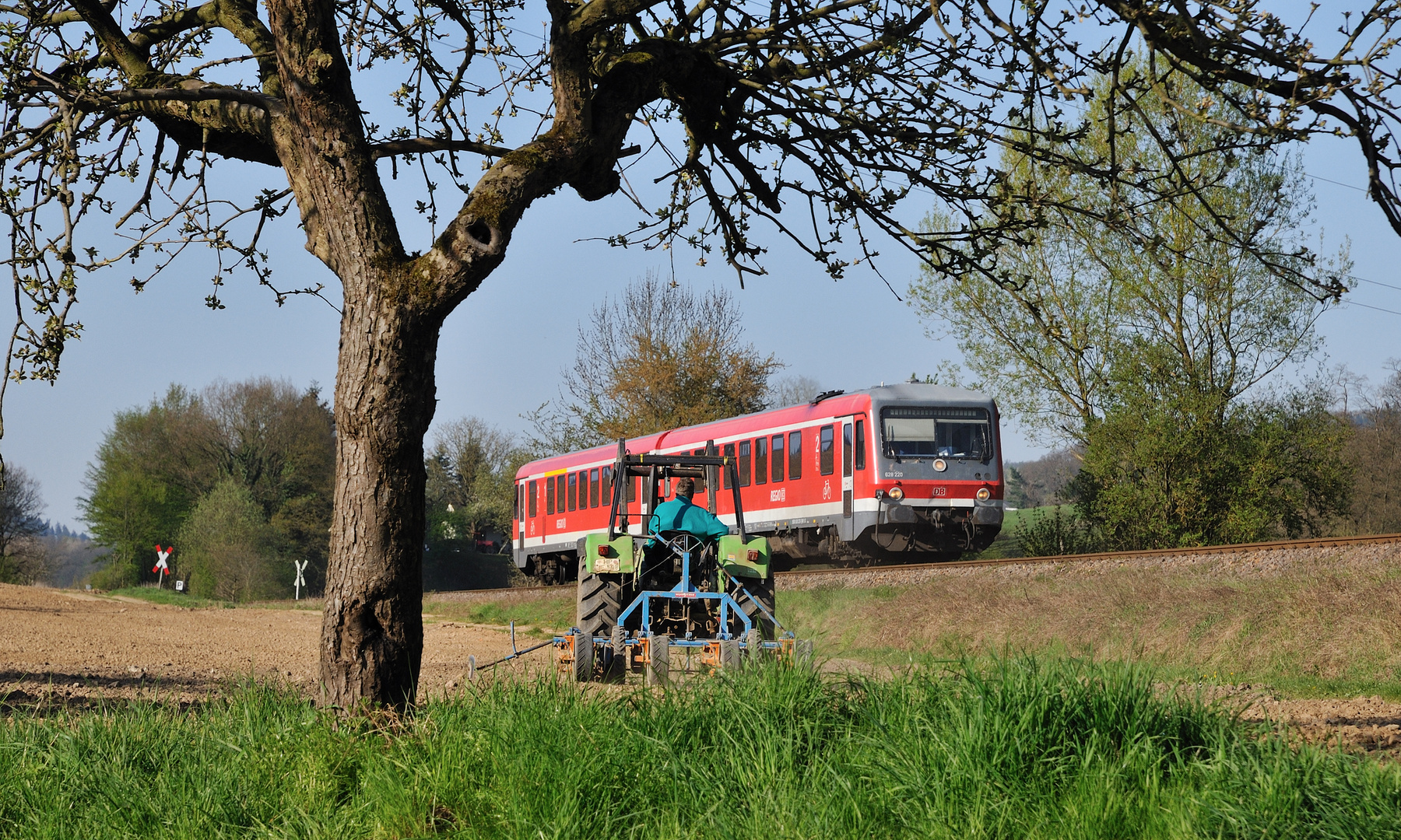  Im April nimmt der Bauer