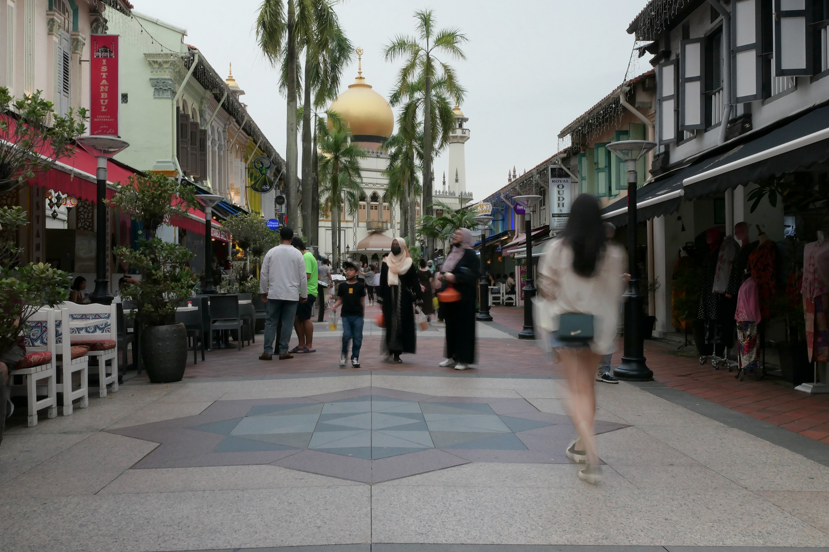 Im arabischen Viertel in Singapur