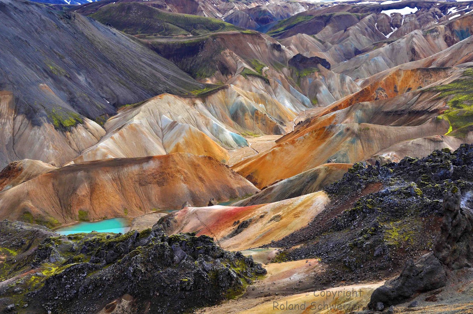 Im Atelier der Natur (Landmannalaugar, Island)