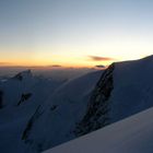 Im Aufstieg zum Mont Blanc