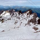 Im Aufstieg zum Säntis-Gipfel