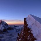 Im Aufstieg zur Dent Blanche 4357m, Wallis Schweiz