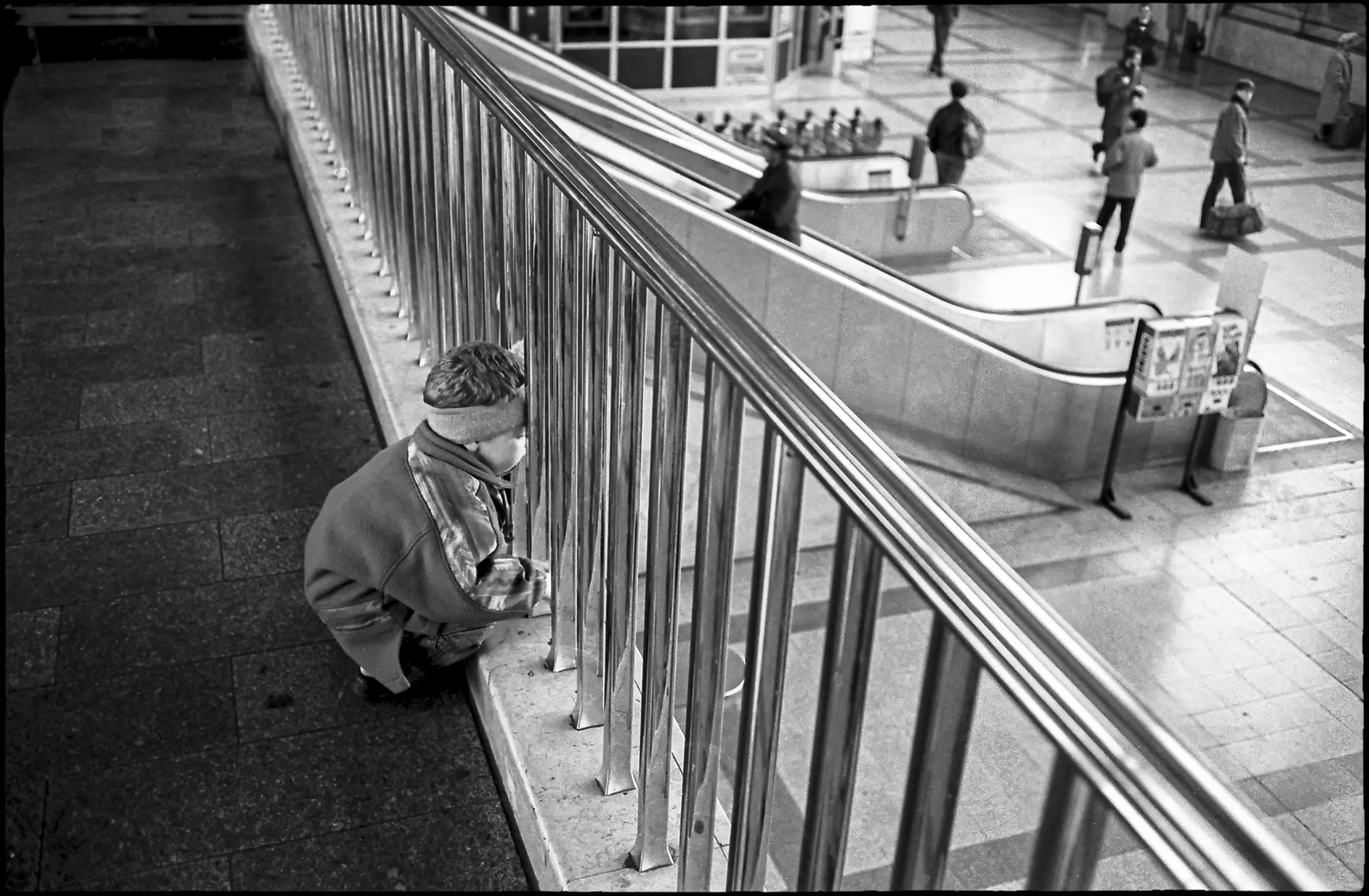 Im Bahnhof, Analoges Bild aus 1985