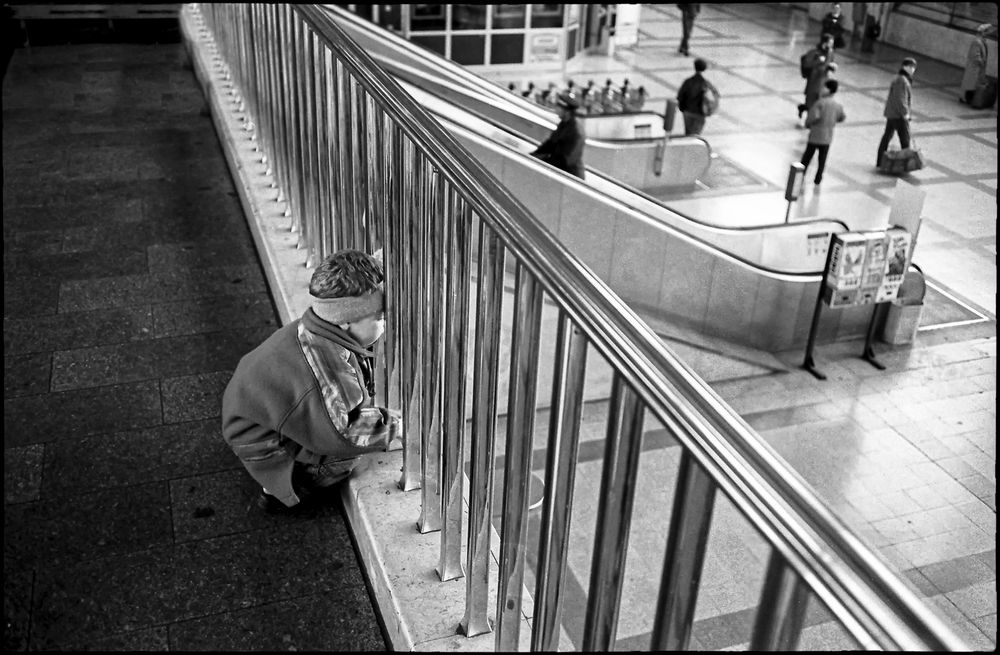 Im Bahnhof, Analoges Bild aus 1985