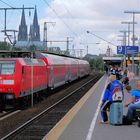 Im Bahnhof Deutz/Messe